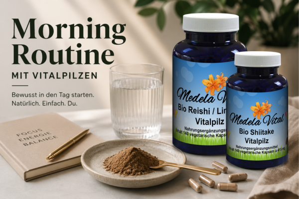 Morning Routine mit Vitalpilzen