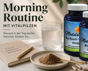 Morning Routine mit Vitalpilzen